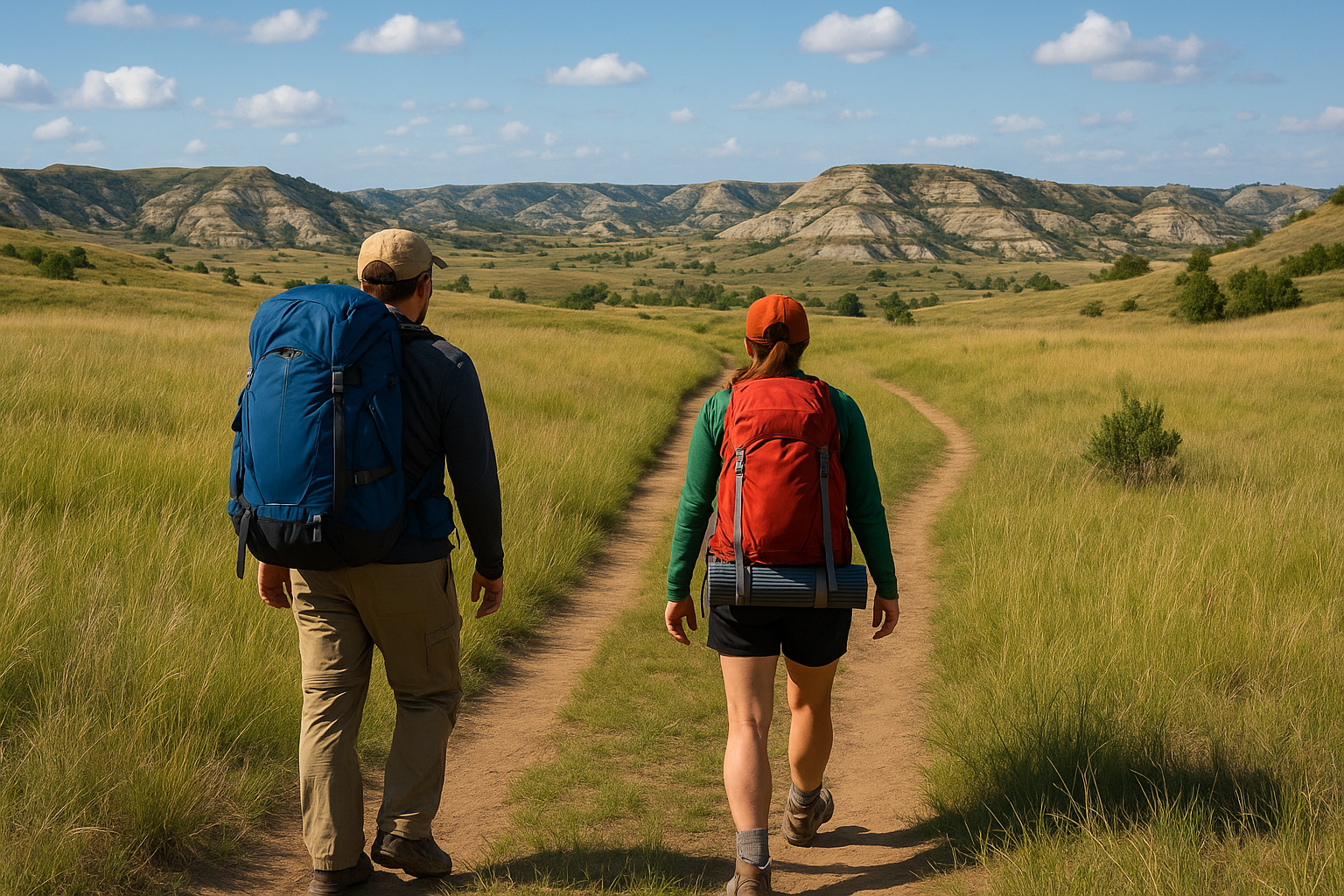 hiking North Dakota